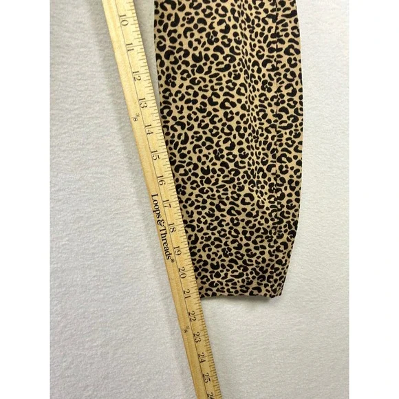 Old Navy Stevie Leopard Print Leggings Pants Women's Size‎ L - Picture 6 of 9